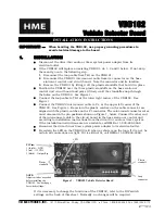 HME VDB102 Installation Instructions предпросмотр