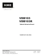 Preview for 1 page of HME VDB103 Installation Instructions Manual