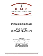 Preview for 1 page of HMF LEOFANT 24 ABB2471 Instruction Manual