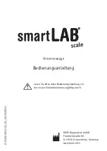 Preview for 1 page of HMM Diagnostics Smartlab scale User Manual