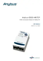 HMS Networks Anybus-E300-MBTCP User Manual preview