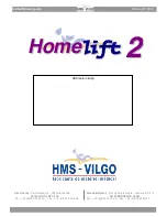 Предварительный просмотр 20 страницы HMS-VILGO Homelift 2 User Manual