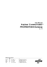 HMS Anybus Communicator PROFINET-USS User Manual предпросмотр