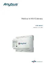 Предварительный просмотр 1 страницы HMS Anybus Modbus to KNX Gateway User Manual