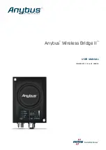 Preview for 1 page of HMS Anybus Wireless Bridge II User Manual