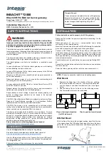 Предварительный просмотр 1 страницы HMS Intesis INBACHIT O000 Series Installation Sheet