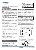 Preview for 1 page of HMS Intesis INMBSRTR0320000 Installation Sheet