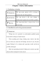 Предварительный просмотр 7 страницы HNC Electric HBU Series User Manual