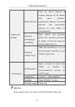 Предварительный просмотр 11 страницы HNC Electric HBU Series User Manual