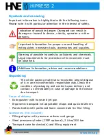 Предварительный просмотр 4 страницы HNE HiPRESS 2 User Manual