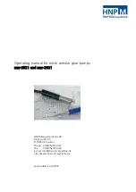 HNP Mikrosysteme mzr-2521 Operating Manual предпросмотр