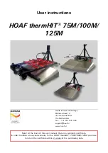 HOAF thermHIT 75M User Instructions preview