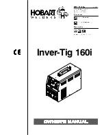 Preview for 1 page of Hobart Welders Inver-Tig 160i Owner'S Manual