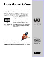 Preview for 2 page of Hobart Welders IronMan 250 Owner'S Manual