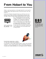 Preview for 2 page of Hobart Welding Products AirForce 400 Owner'S Manual