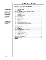 Preview for 3 page of Hobart Welding Products BETA-MIG 1800 Owner'S Manual