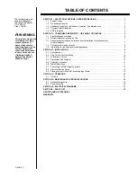 Preview for 3 page of Hobart Welding Products Cyberstick 250 AC/DC Owner'S Manual