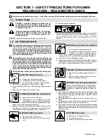 Preview for 3 page of Hobart Welding Products H100S4-10 Owner'S Manual