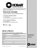 Preview for 16 page of Hobart Welding Products H100S4-10 Owner'S Manual