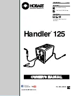 Hobart Welding Products Handler 125 Owner'S Manual preview