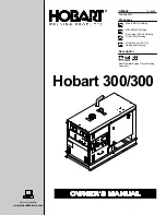 Hobart Welding Products Hobart 300/300 Owner'S Manual preview