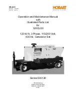 Hobart 120CU20 Operation And Maintenance Manual With Illustrated Parts List preview