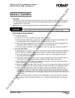 Preview for 33 page of Hobart 500285-001 Operation And Maintenance Manual