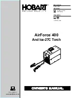 Preview for 1 page of Hobart AirForce 400 User Manual