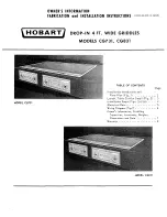 Hobart CG731 Owner'S Information preview