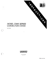 Hobart CN86 SERIES Instructions Manual preview