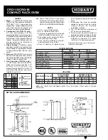 Preview for 2 page of Hobart CRO-1G Operation