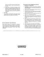 Предварительный просмотр 8 страницы Hobart GGO72 Instruction Manual