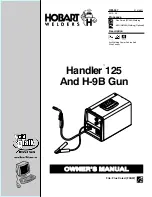 Hobart H-9B Gun Owner'S Manual preview