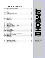 Предварительный просмотр 2 страницы Hobart H100S2-10 Technical Manual