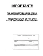 Preview for 59 page of Hobart OM-419 Owner'S Manual