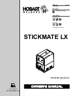 Preview for 1 page of Hobart STICKMATE LX Owner'S Manual