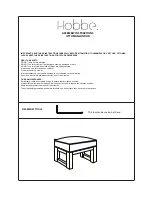 Hobbe OTTOMAN LONDON Assembly Instructions preview