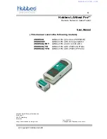 Hobbes LANtest Pro 256652A User Manual preview