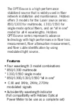 Preview for 3 page of Hobbes OPTISource 257821 User Manual