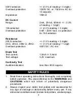 Preview for 4 page of Hobbico DIGITAL R/C MULTI-METER Operation Manual