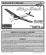 Предварительный просмотр 1 страницы Hobbico FlyZone Sky Trick Manual