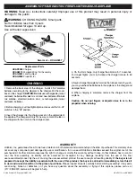 Hobbico FLYZONE SWARM JR. Assembly preview