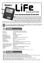 Preview for 1 page of Hobbico Life Source HCAM6375 Instructions