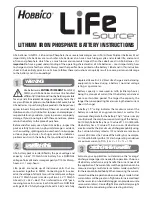 Hobbico Life Source Instruction Manual preview