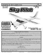 Hobbico Sky Pilot Instruction Manual preview