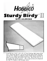 Preview for 20 page of Hobbico Sturdy Birdy Instruction Manual