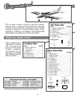 Предварительный просмотр 2 страницы Hobbico TWINSTAR Assembly Instructions Manual