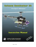 Hobbies & Helis Octane Dominator 20 Instruction Manual предпросмотр