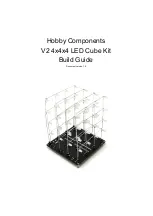 Hobby Components V2 4x4x4 LED Cube Kit Build Manual preview