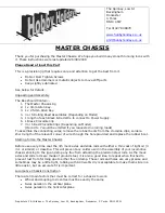 Hobby Holidays MASTER CHASSIS Instructions предпросмотр